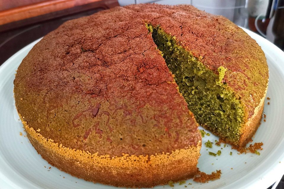 Grüner Tee Kuchen