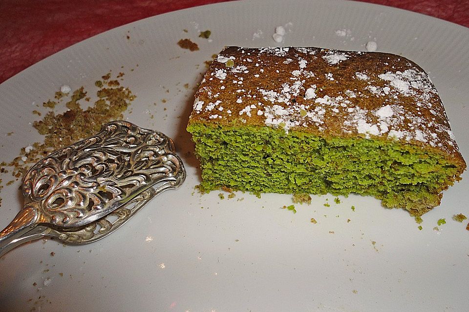 Grüner Tee Kuchen