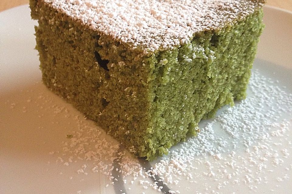 Grüner Tee Kuchen