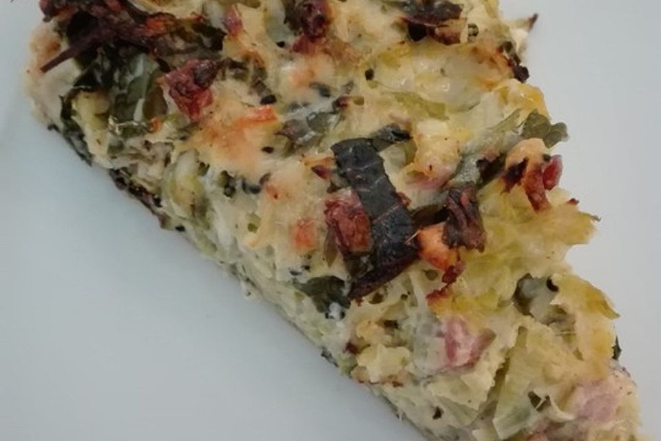 Wirsing - Lauch - Quiche