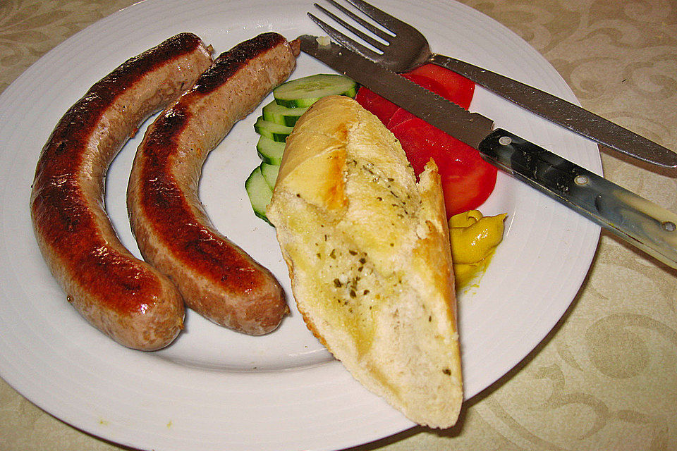 Bauernbratwurst - grobe Bratwurst