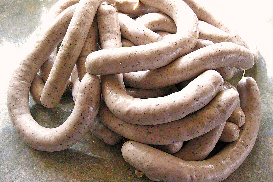 Bauernbratwurst - grobe Bratwurst