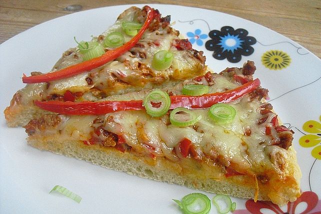 Überbackenes Hackfleisch - Fladenbrot von sventastic87| Chefkoch Überbackenes Hackfleisch - Fladenbrot von sventastic87| Chefkoch