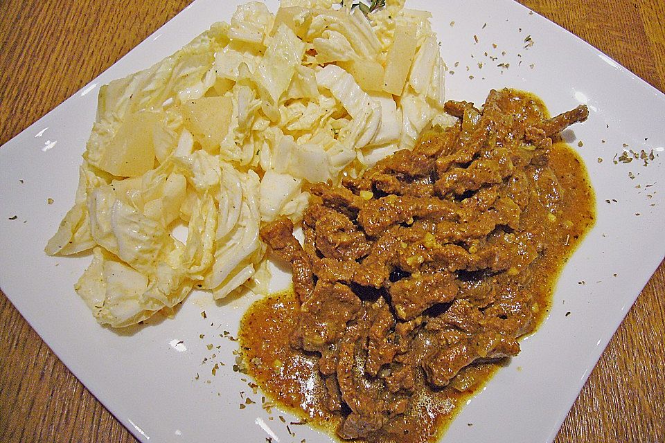 Südindisches Rindfleisch - Vindaloo