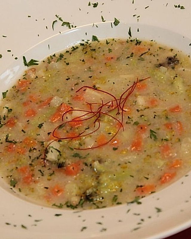 Dinkelgrieß - Brokkoli - Suppe
