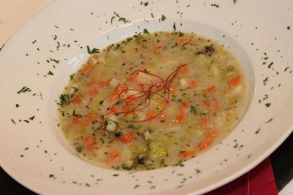 Dinkelgrieß - Brokkoli - Suppe