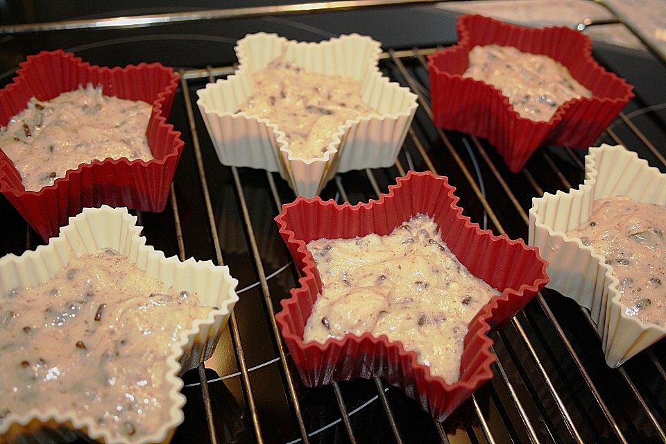 Schoko - Nuss - Muffins mit Streuseln