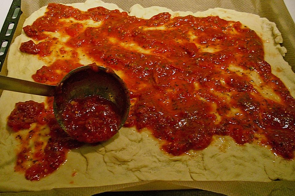 Tomatensauce für Pizza