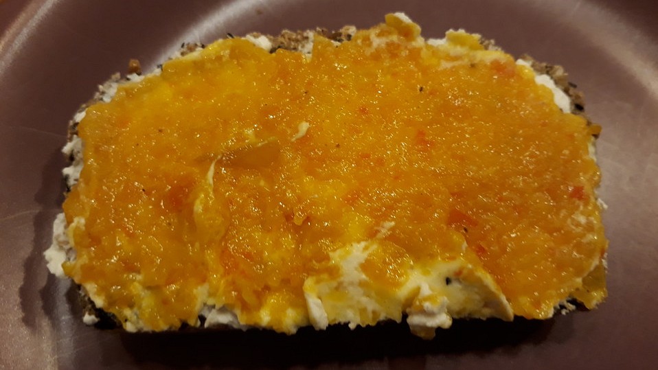 Kürbismarmelade mit Äpfeln und Ingwer von fuerstli