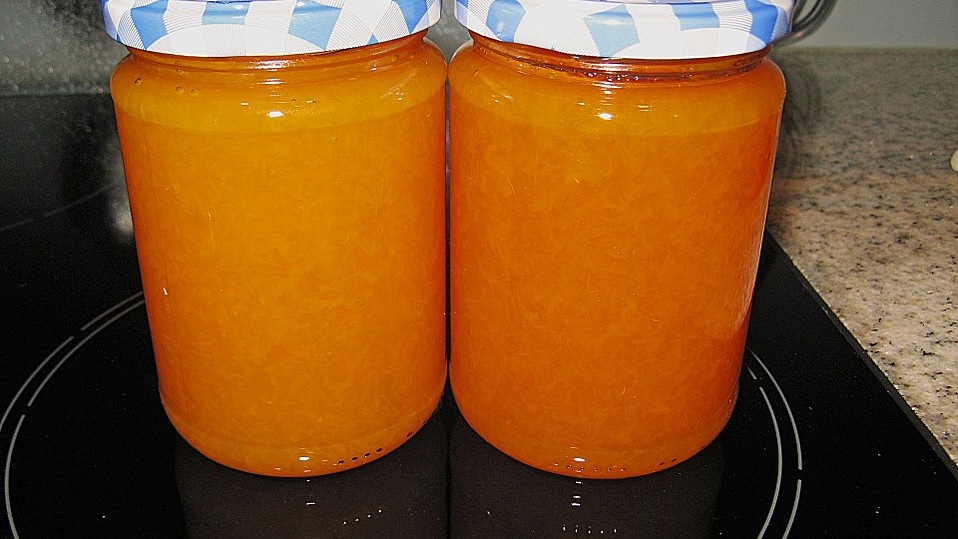 Kürbismarmelade mit Äpfeln und Ingwer von fuerstli