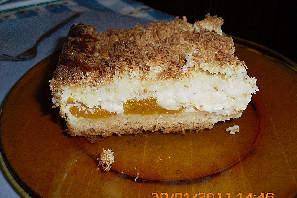 Kokos - Mandarinen - Kuchen