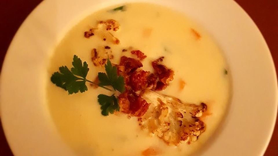 Blumenkohlcremesuppe mit Speck von koechin50-image