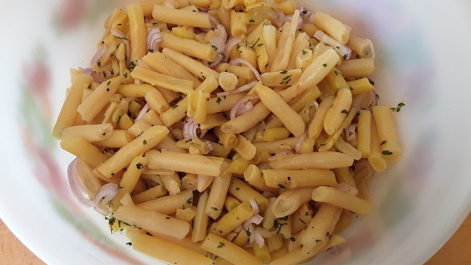 Gelber Bohnensalat Von Opakochtgut Chefkoch Rezept Bohnensalat