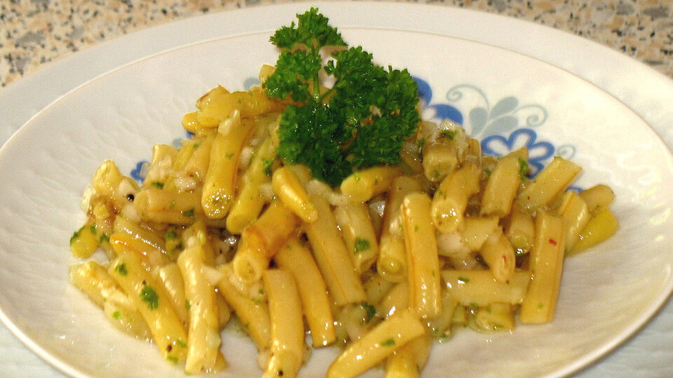 Gelber Bohnensalat Von Opakochtgut Chefkoch Rezept Bohnensalat