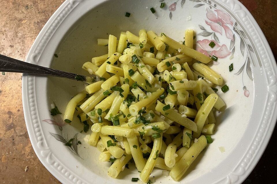 Gelber Bohnensalat Von Opakochtgut Chefkoch Rezept Bohnensalat