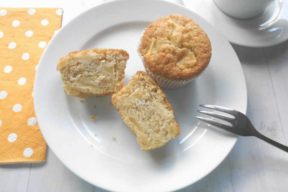 Lockere Apfelmuffins für das ganze Jahr