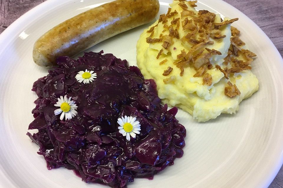 Rotkraut aus dem Glas verfeinern