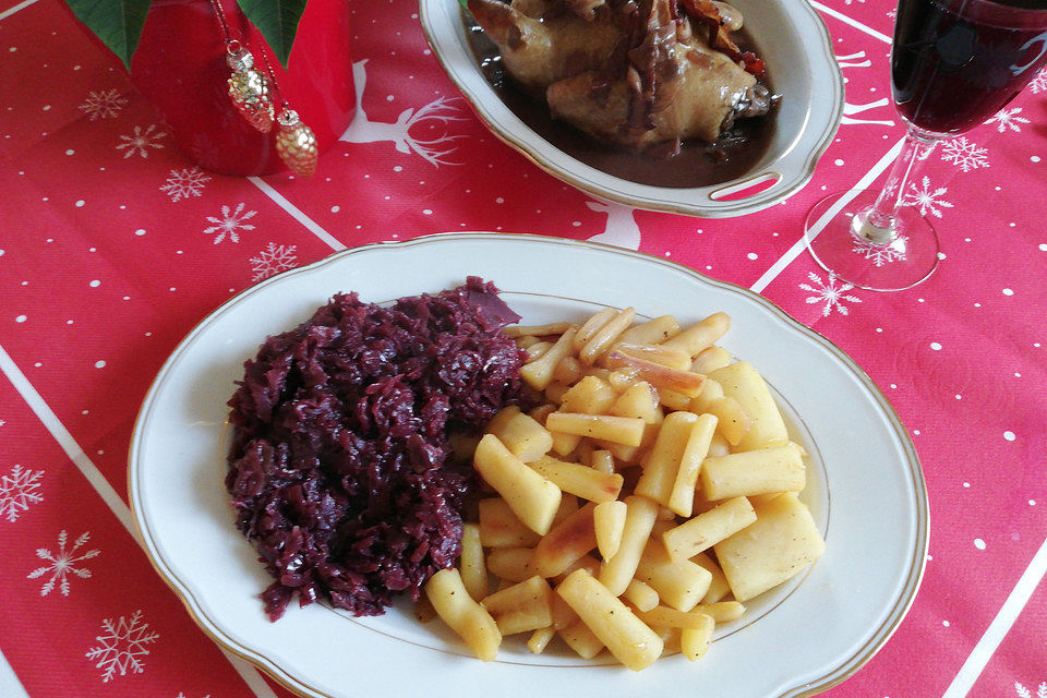 Rotkraut aus dem Glas verfeinern