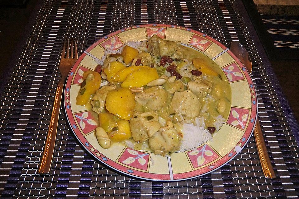 Curry - Mango Hähnchen