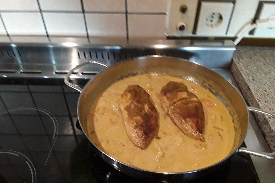 Curry - Hähnchen mit Reis