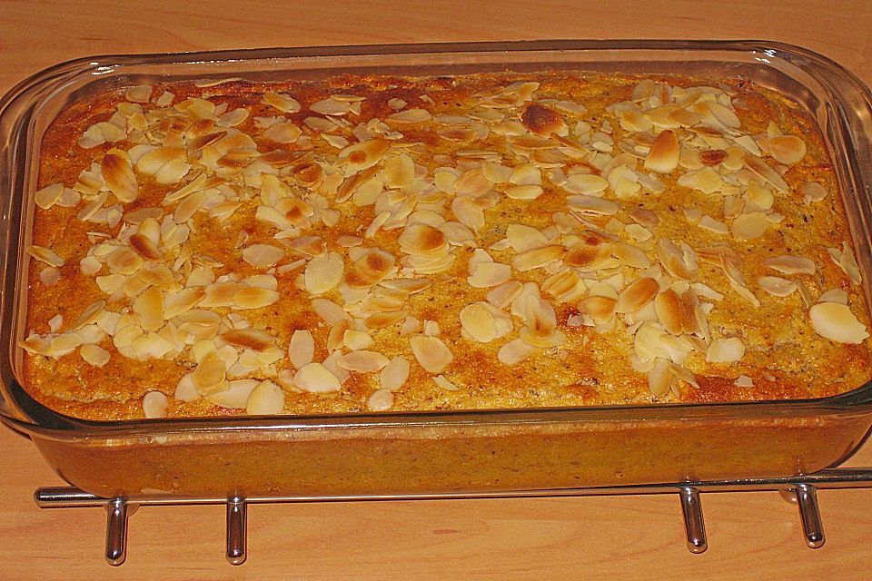 Apfel-Quark-Auflauf mit Nüssen