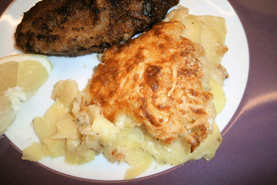 Sahniges Kartoffelgratin