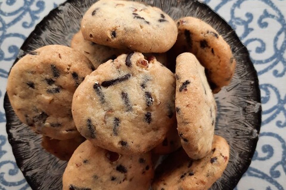 Schoko - Haselnuss - Cookies