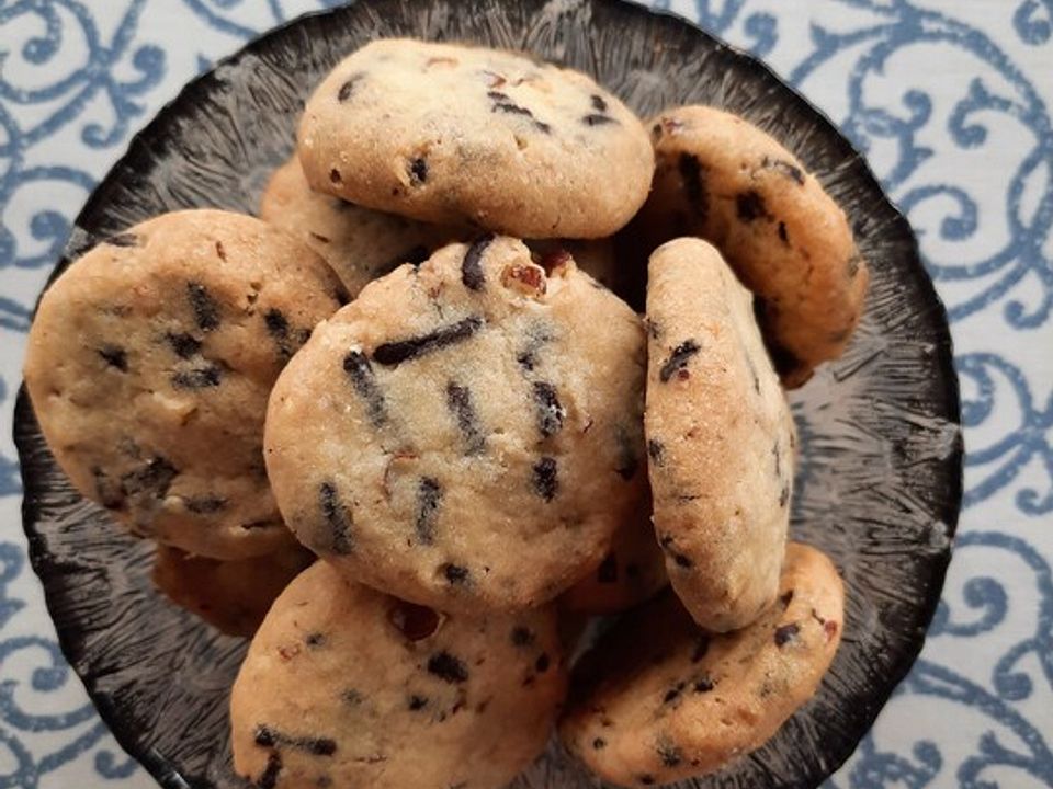 Schoko - Haselnuss - Cookies von ladybird87| Chefkoch