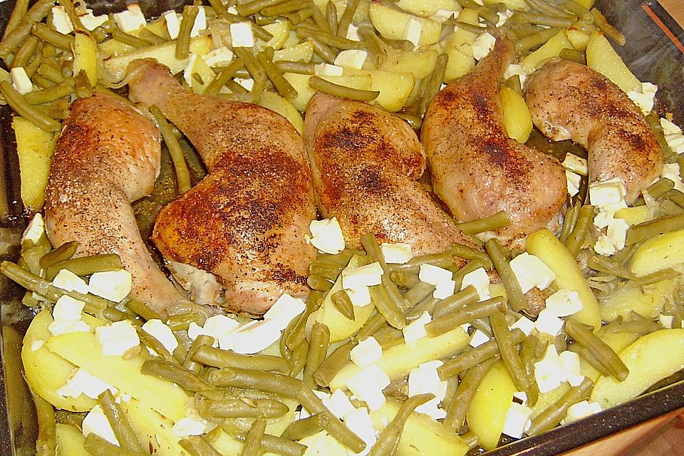 Griechische Hähnchenpfanne