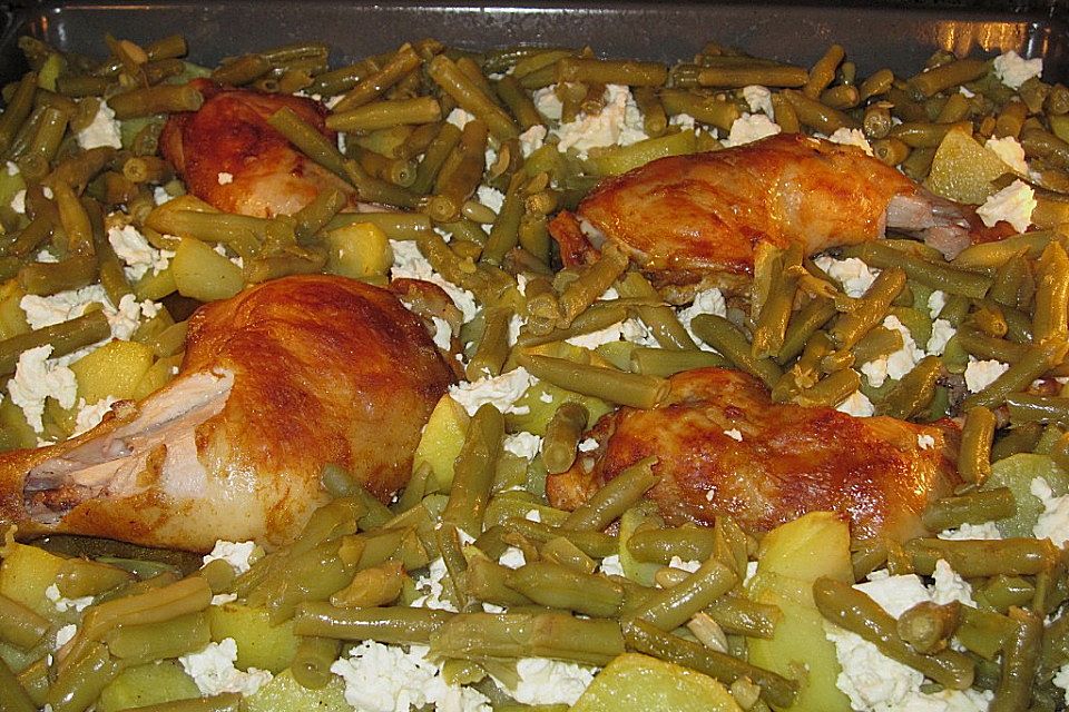 Griechische Hähnchenpfanne