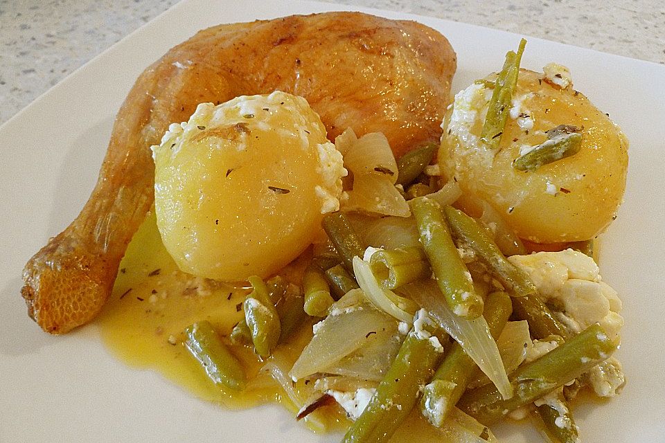 Griechische Hähnchenpfanne