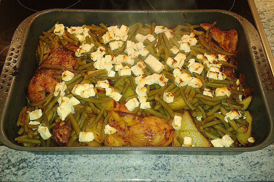 Griechische Hähnchenpfanne