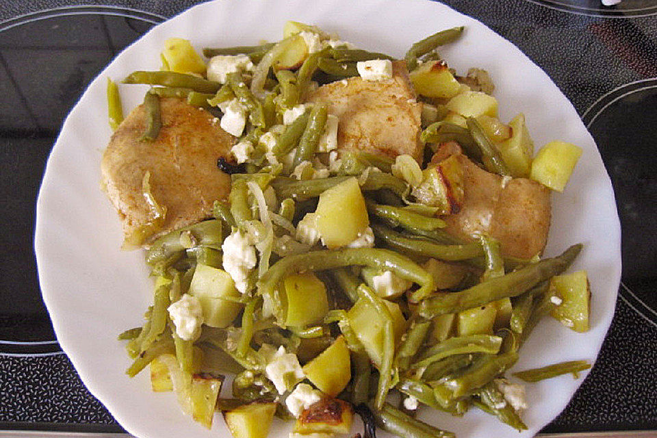 Griechische Hähnchenpfanne