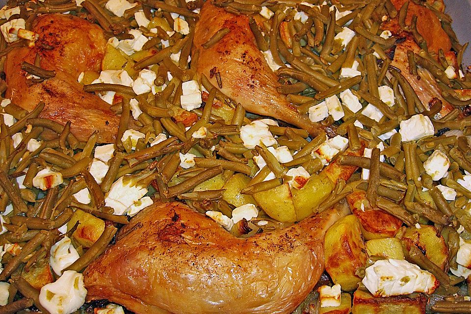 Griechische Hähnchenpfanne