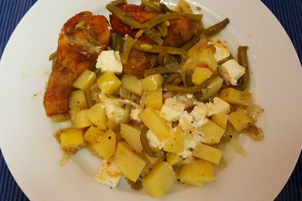 Griechische Hähnchenpfanne