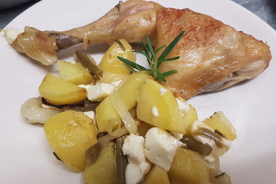 Griechische Hähnchenpfanne