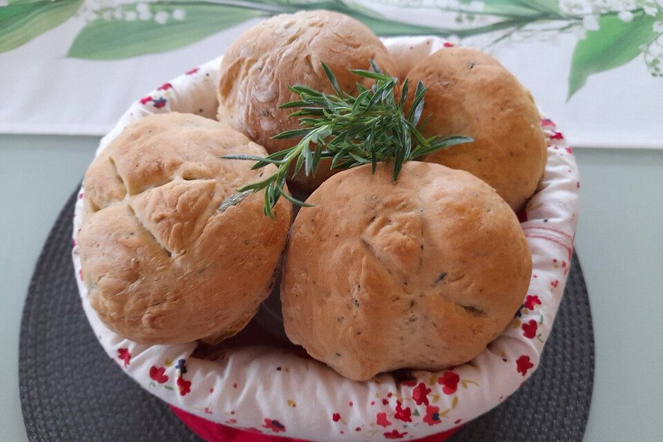 Rheinische Kräuterbrötchen