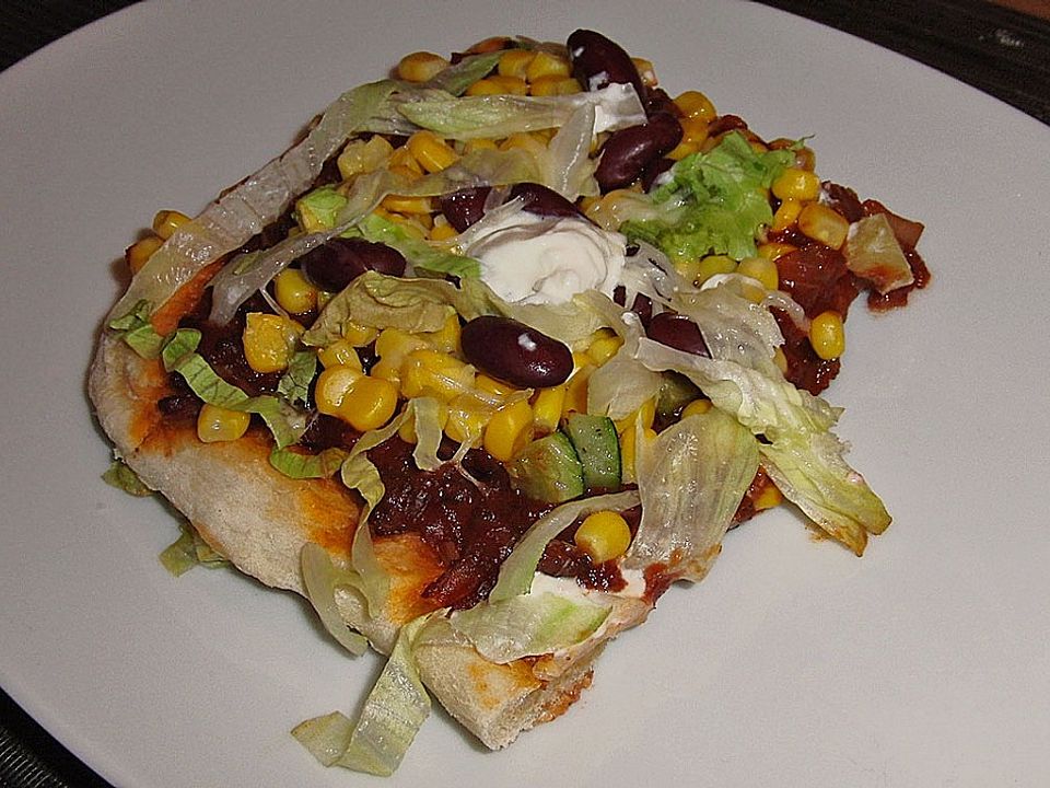 Mexikanische Wrap Pizza Von Haribo66 Chefkoch