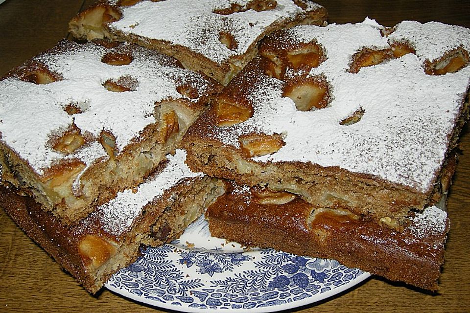 Schneller Rührteig - Apfelkuchen