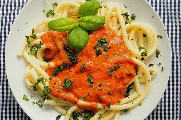 Maccaroni mit Tomatencremesauce von garten-gerd | Chefkoch