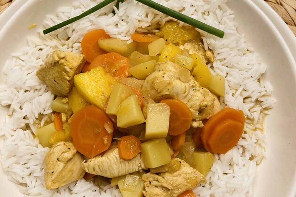 Hähnchen - Mango - Curry