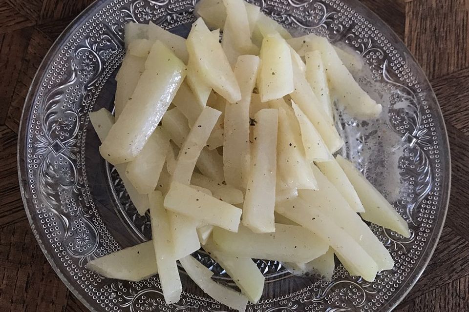 Kohlrabigemüse in Butter