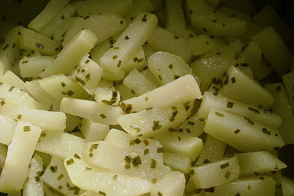 Kohlrabigemüse in Butter