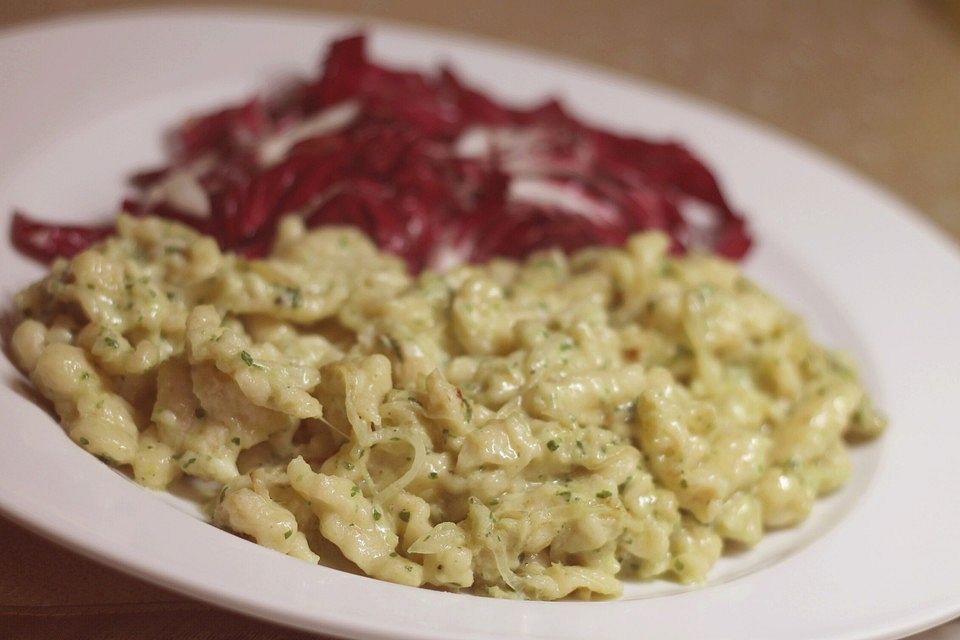 Schnelle Kässpätzle aus der Pfanne