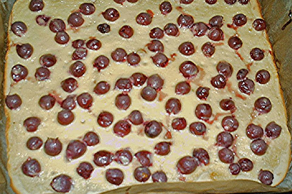 Kirsch - Schmand Blechkuchen