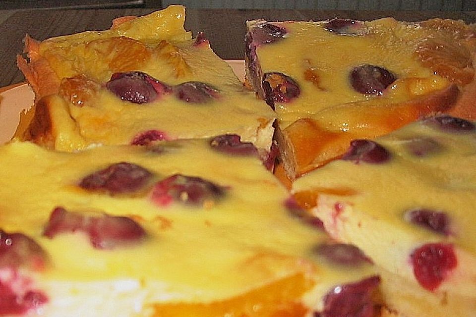 Kirsch - Schmand Blechkuchen