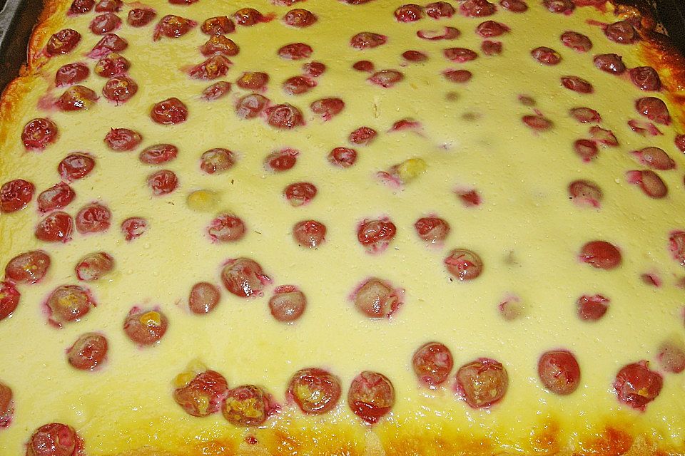 Kirsch - Schmand Blechkuchen