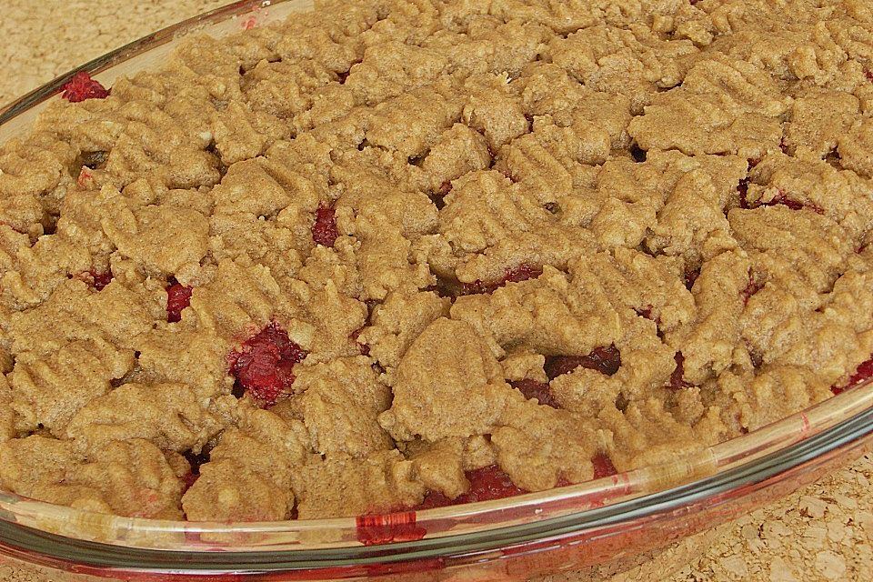 Apfel - Himbeer - Crumble