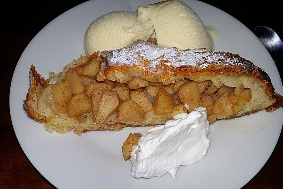 Falscher Apfelstrudel