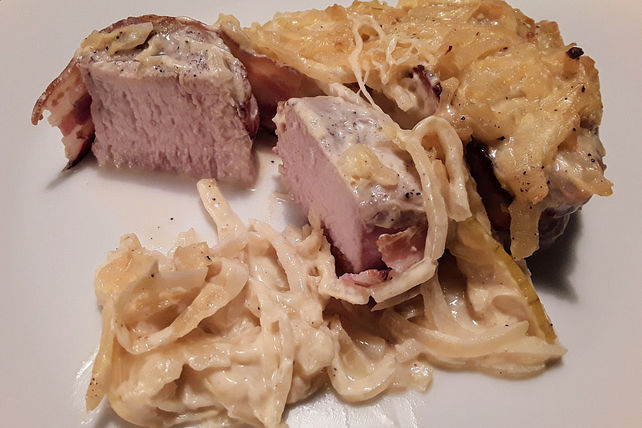 Überbackenes Schweinefilet mit Senfkruste von MJ52| Chefkoch